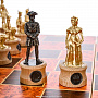 Шахматы деревянные с фигурами из цинкового сплава "Полтава" 50х30 см, фотография 8. Интернет-магазин ЛАВКА ПОДАРКОВ